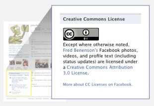 Aplikacja Creative Commons na Facebooku